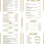 Menu Maître Pizzaro Agadir June 2023 104910